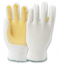 Strickhandschuh  KCL 912 POLYTRIX N, weiss mit Noppen